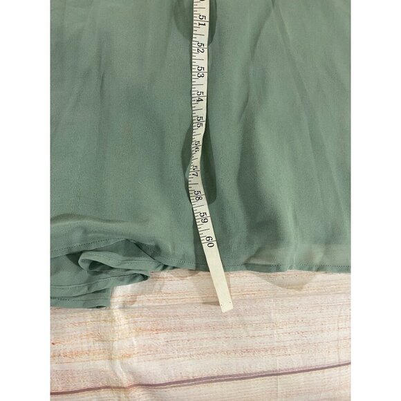 NWT Lulu's Women's Sage Flutter Sleeve Wrap Maxi Dress - Small - Picture 7 of 15